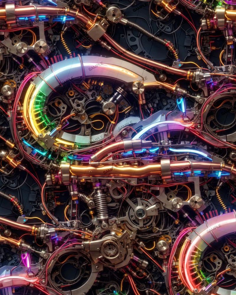 Steampunk Plasma Drive Engine Injector Panel 43