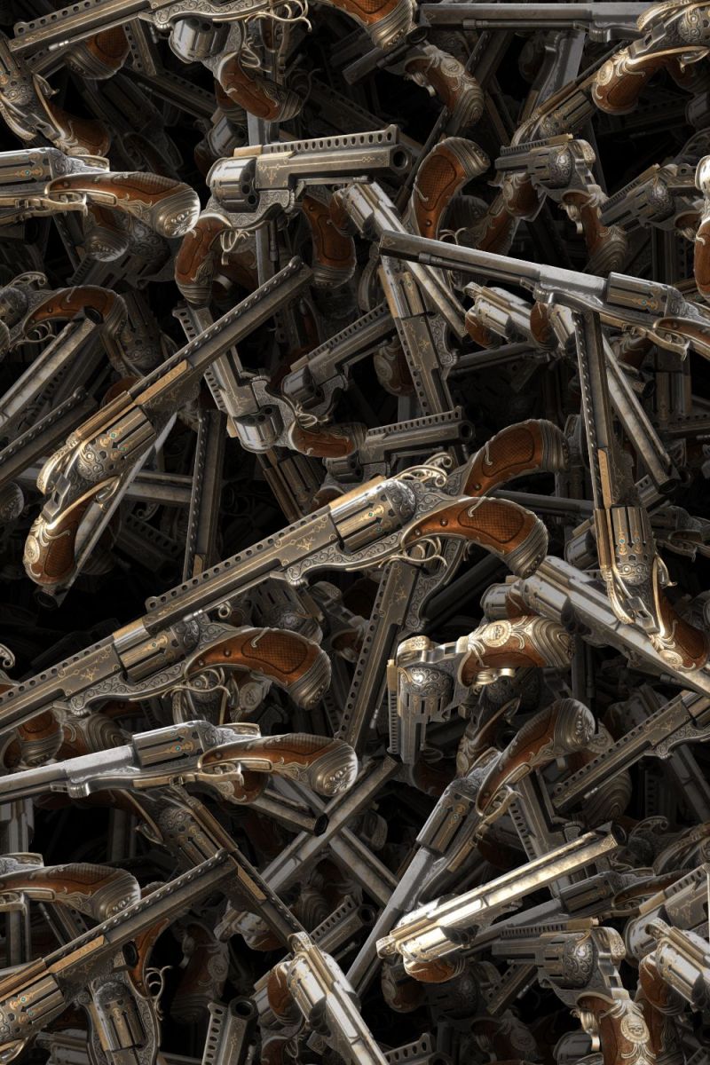 Steampunk Revolver 22