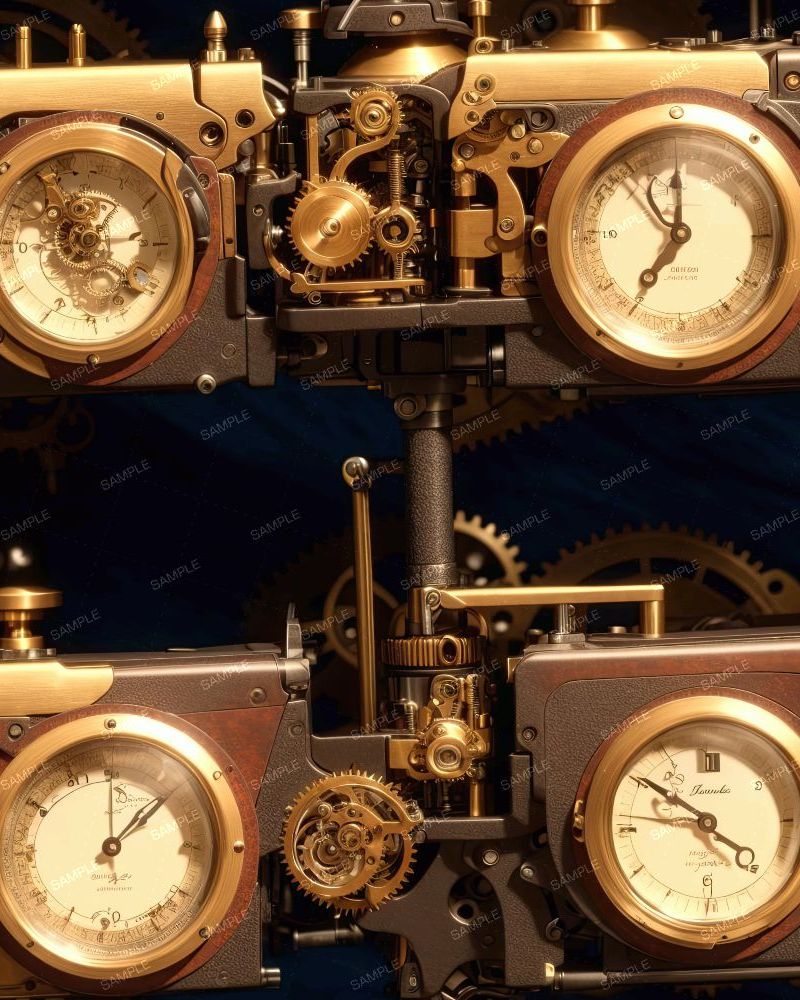 Steampunk Submarine Depth Gauges 42