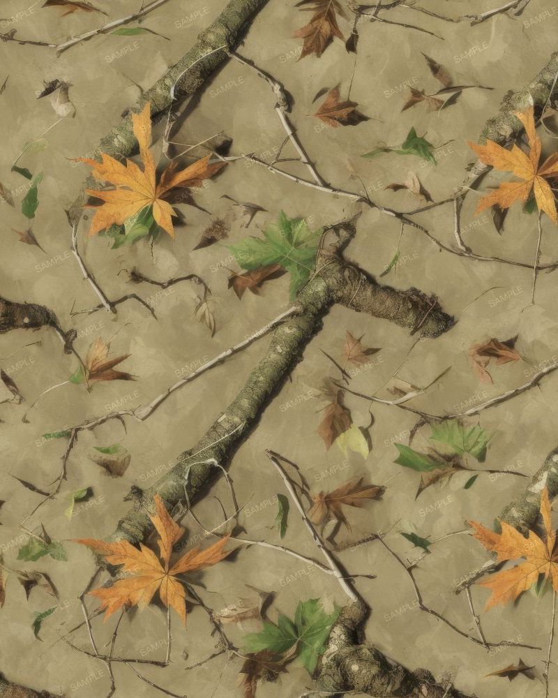 Stick and Leaf Camouflage 45