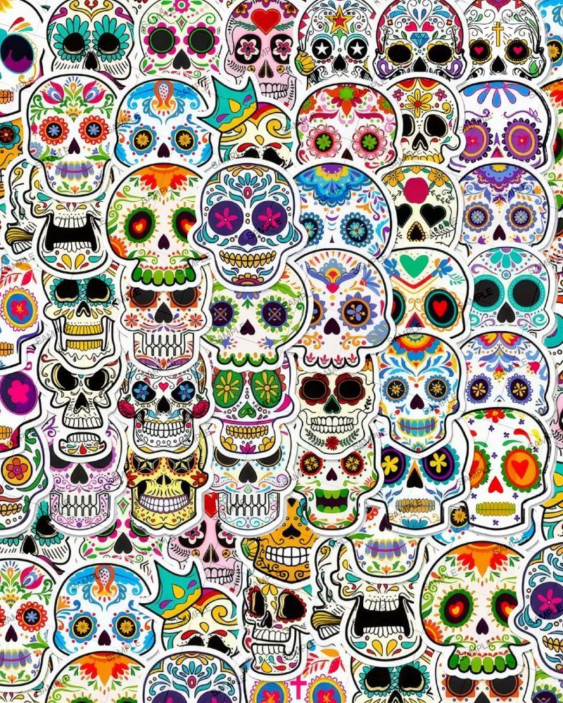 Sugar Skull Stickers