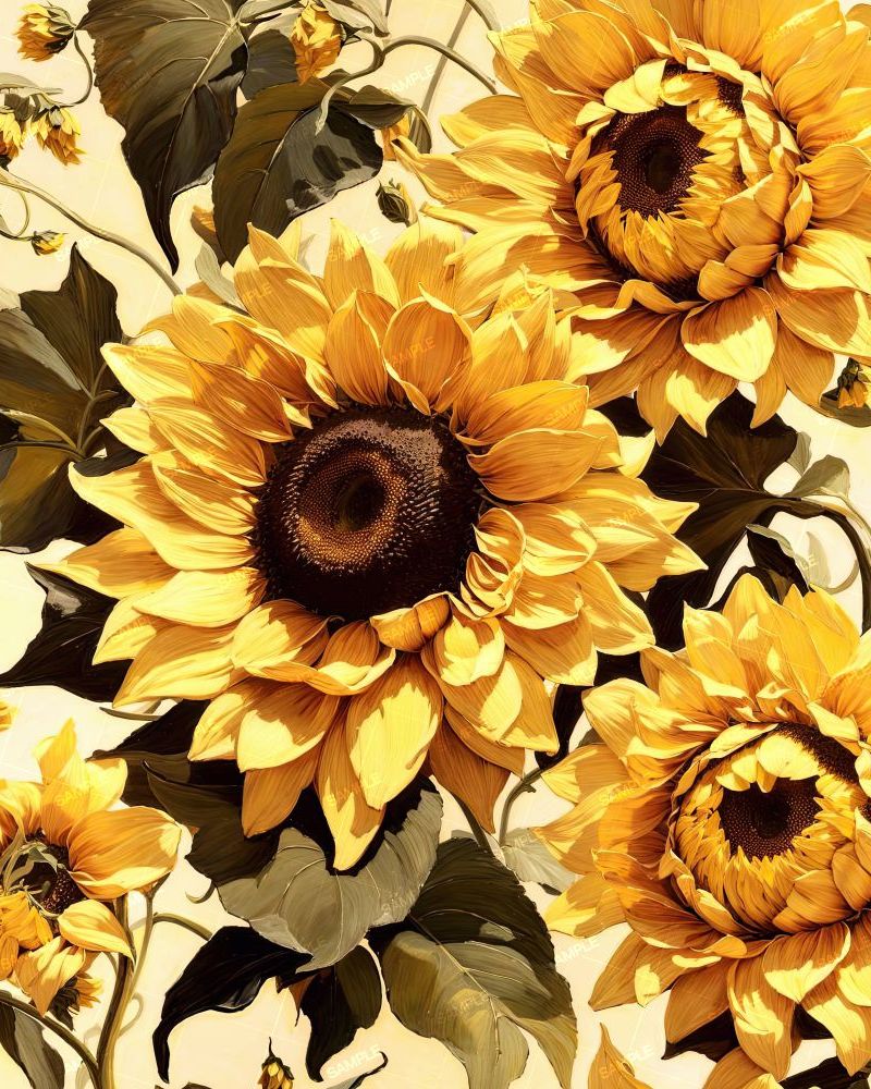 Sunflower Oil Painting