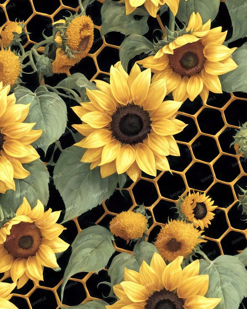 Sunflowers and Honeycomb
