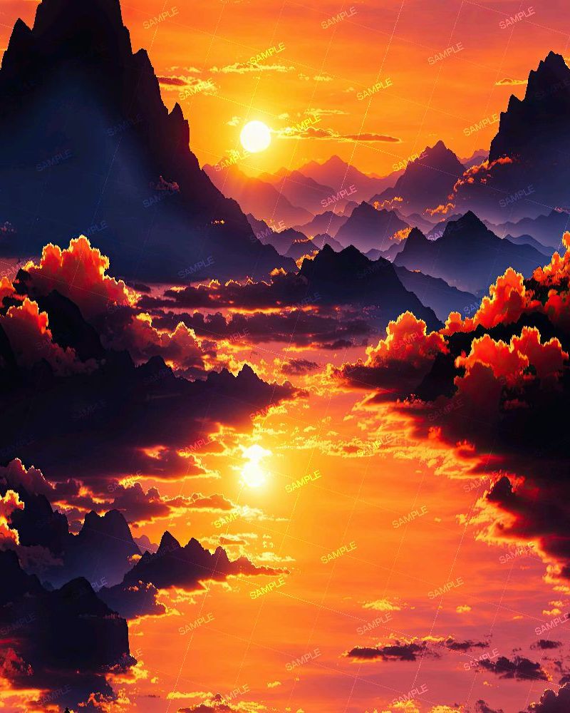 Sunset Mountain Lake 44