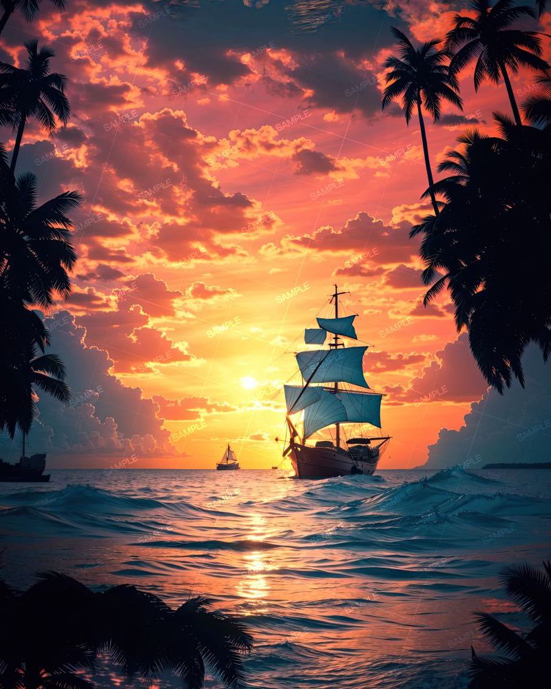 Tall Ships at Sunset 43