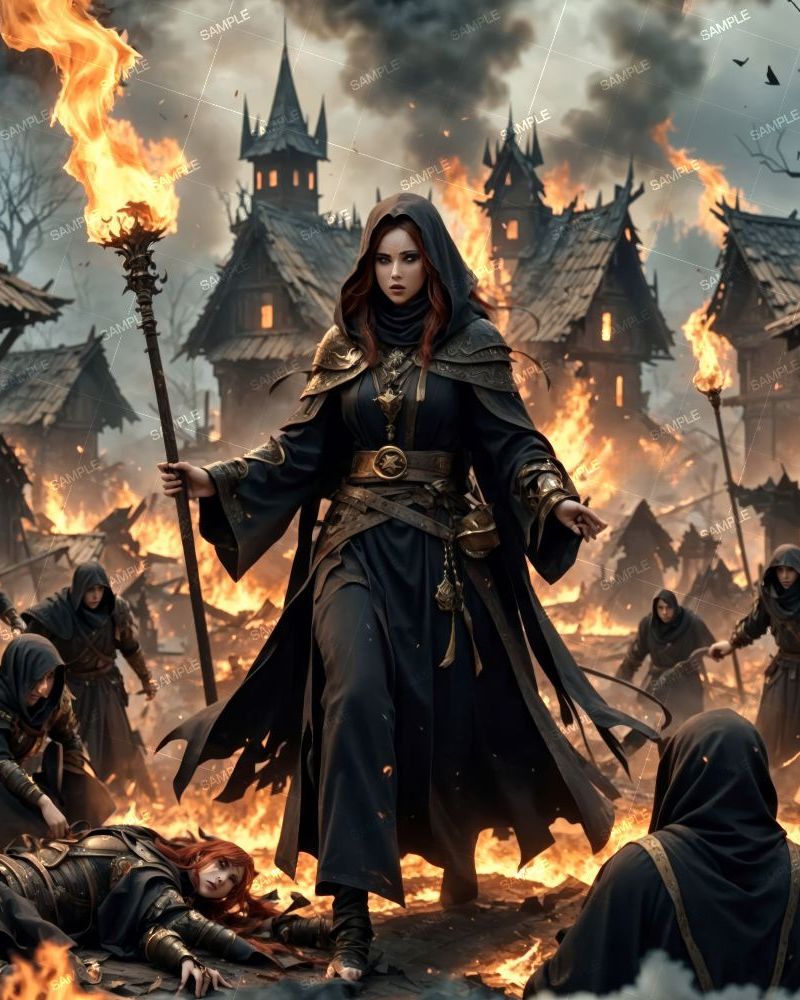 The Sorceress and the Villagers
