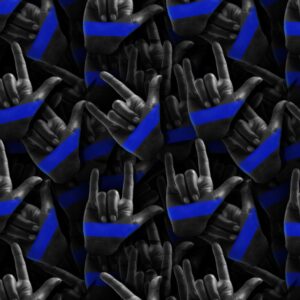 Thin Blue Line Love Sign 23