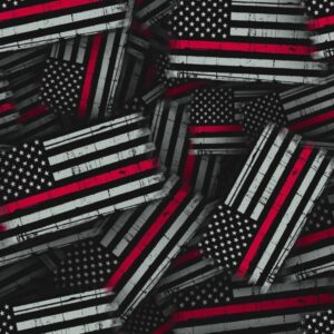 Thin Red Line US Flag