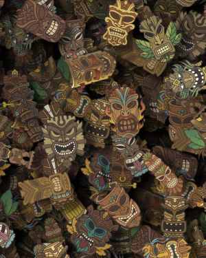 Tiki Heads 22