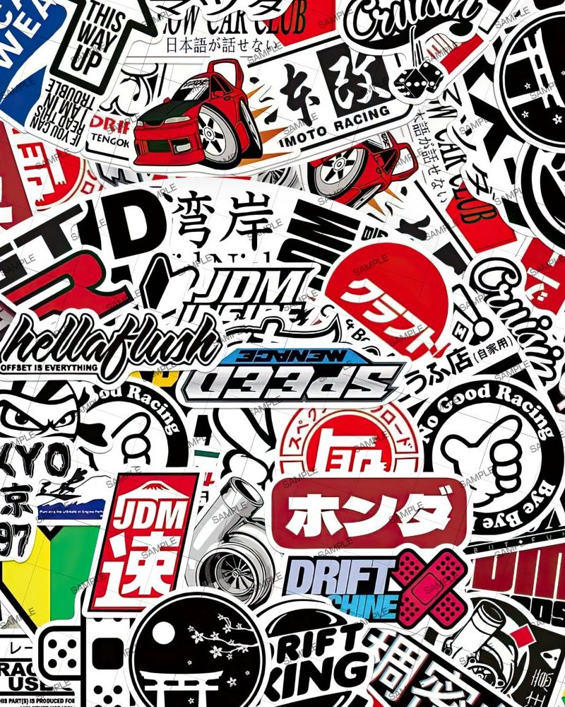 Tokyo Drift Racing Stickers