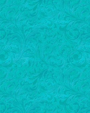 Tooled Leather Turquoise