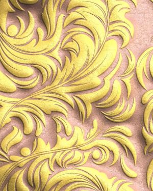 Tooled Rose Gold Leather
