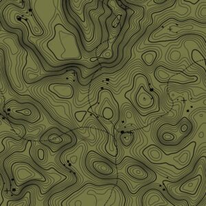 Topographical Camouflage OD Green