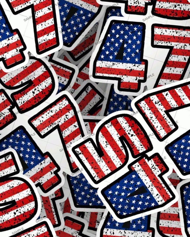 Trump 45-47 Stickers