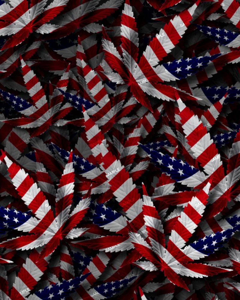 US Cannabis Flag 22