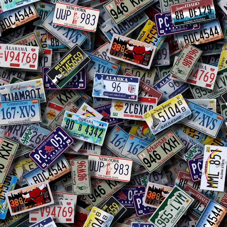 US Car Tags 22