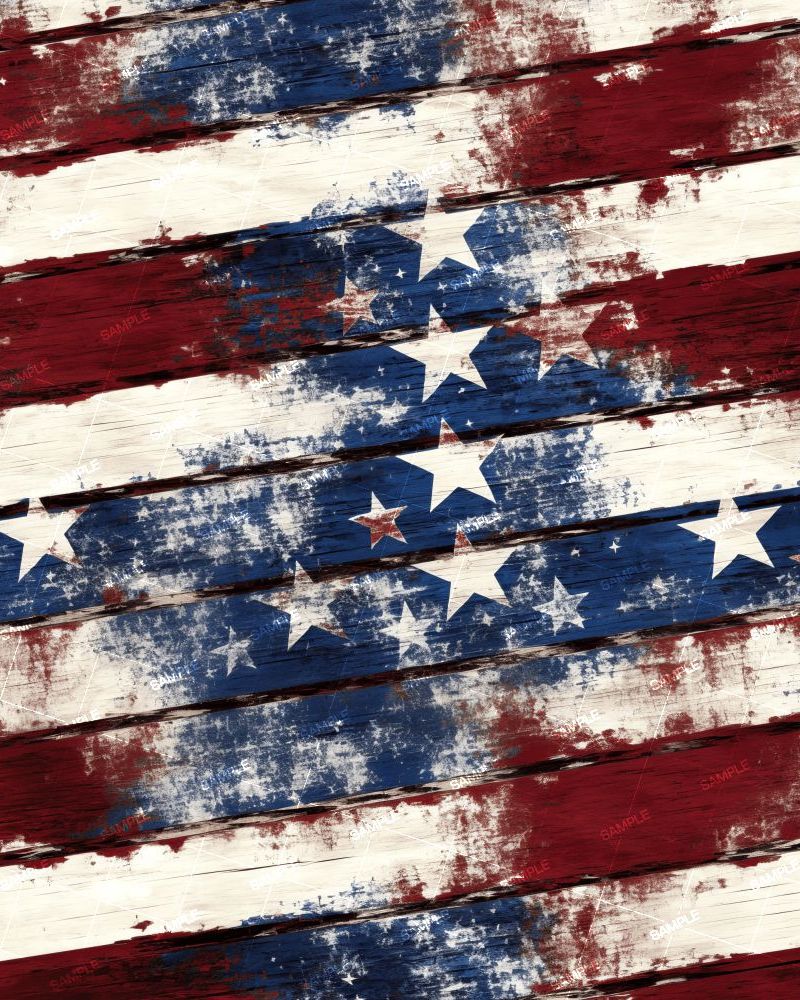 US Flag Painted onto a Wooden Pallet