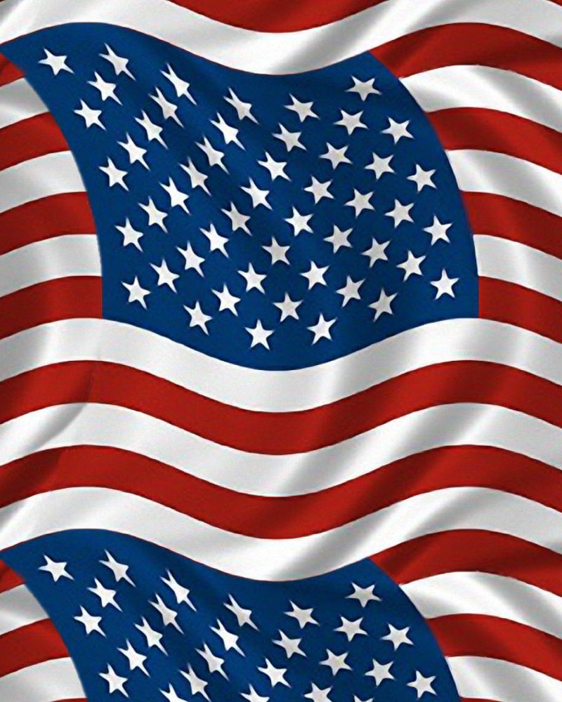 US Flag Waving 32