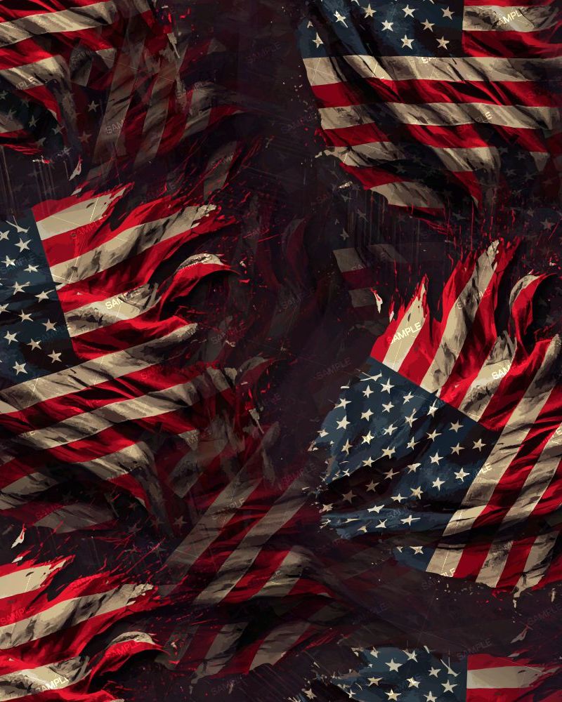 US Grunge Flag 34