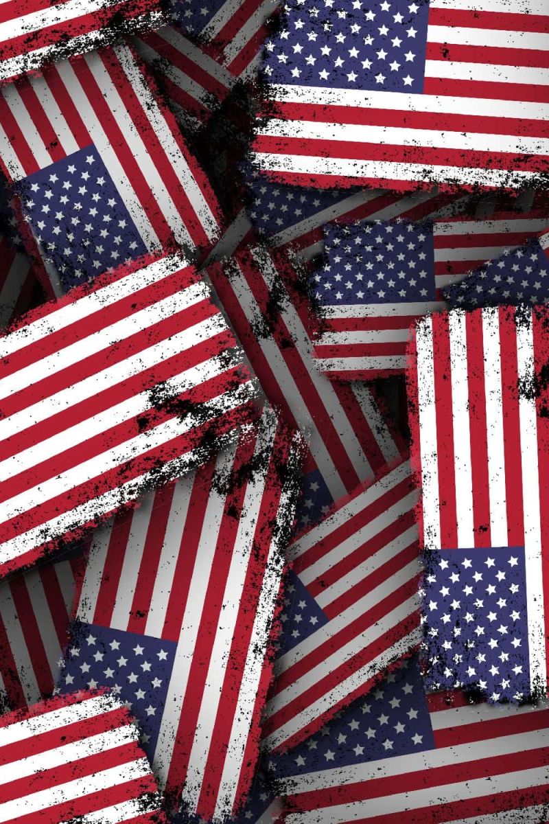 US Grunge Flag 22