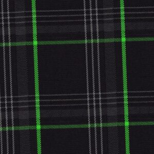 VW Golf Black and Green Tartan 23