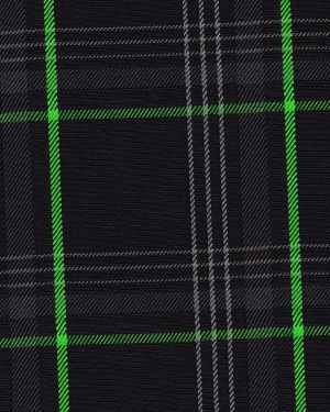 VW Golf Black and Green Tartan 23