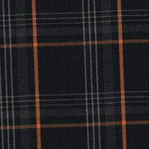 VW Golf Black and Orange Tartan 23