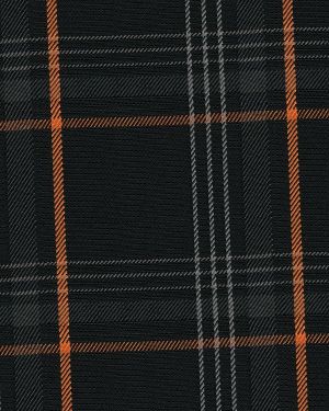 VW Golf Black and Orange Tartan 23
