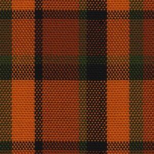 VW Westfalia Orange Plaid