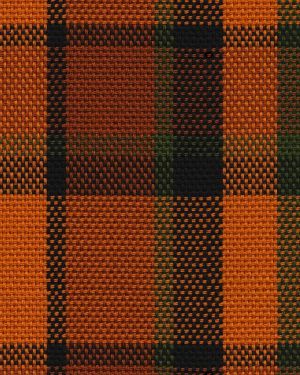 VW Westfalia Orange Plaid