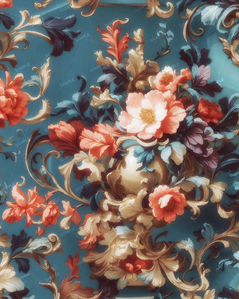 Victorian Acanthus Flower Illustration 56
