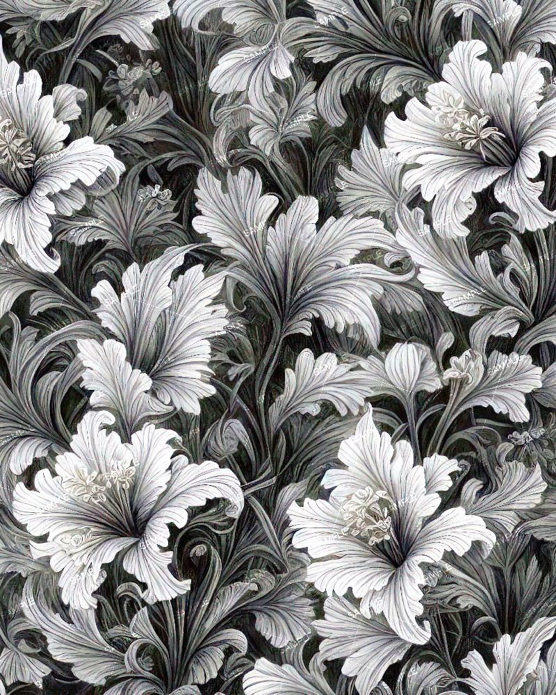 Victorian Acanthus Flower Illustration 58