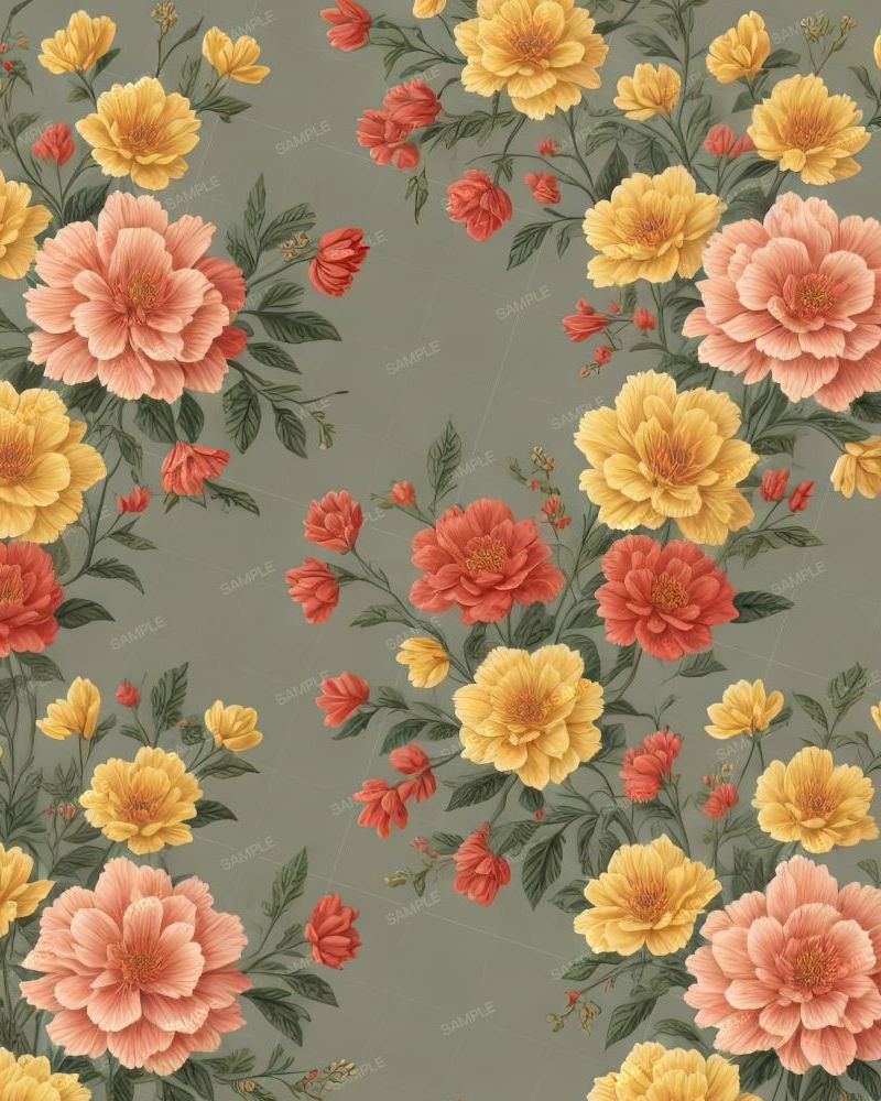 Victorian Flower Wallpaper 51