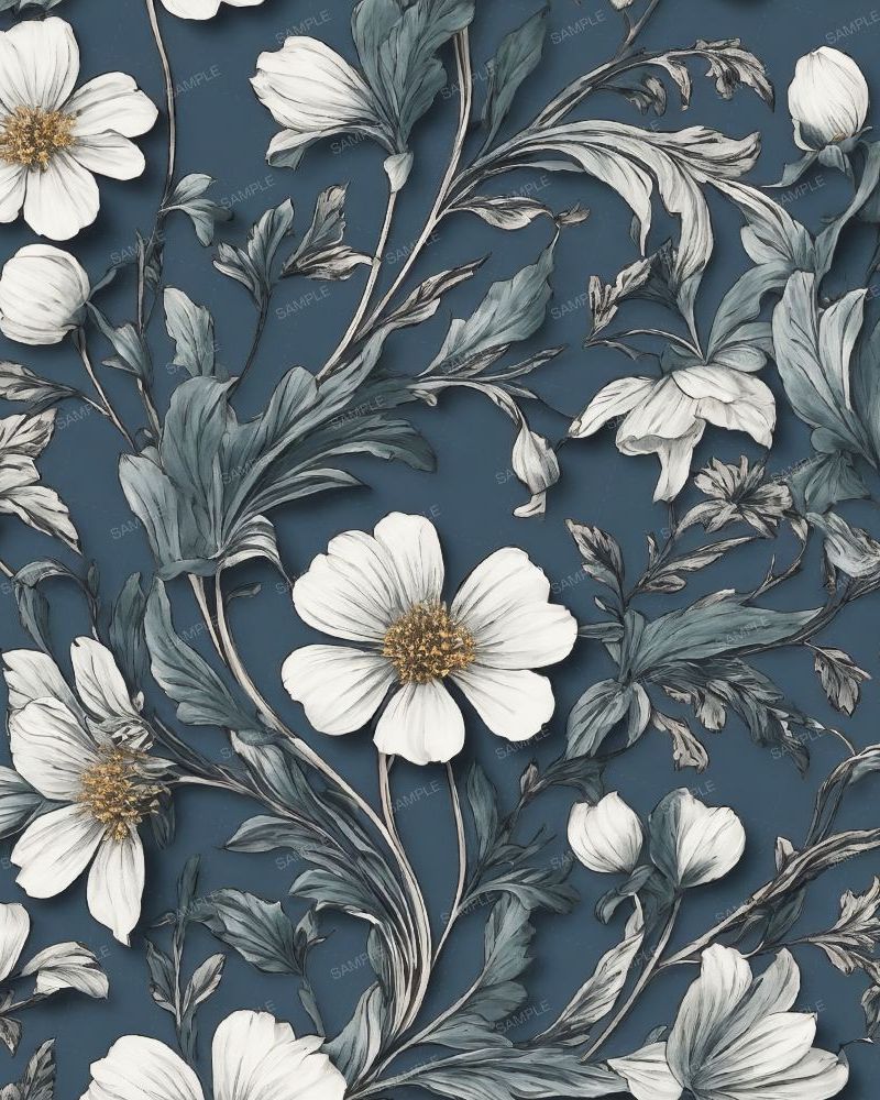 Vintage Flower Wallpaper 46