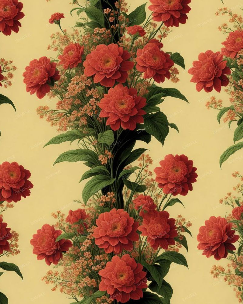 Vintage Flowers 45