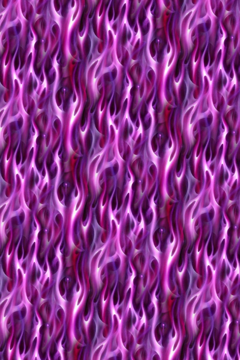 Violet Airbrushed Flames 23