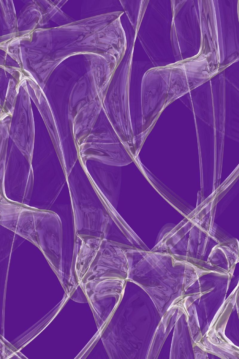 Water Flowing Purple