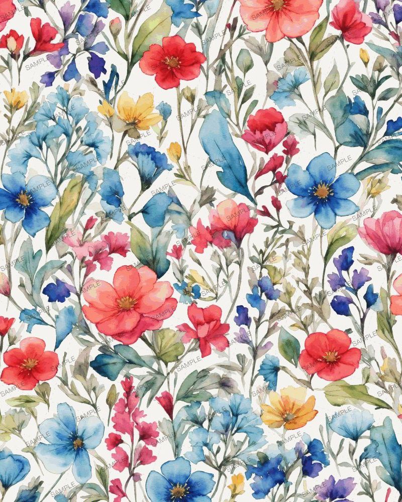 Watercolor Wild Flowers 42