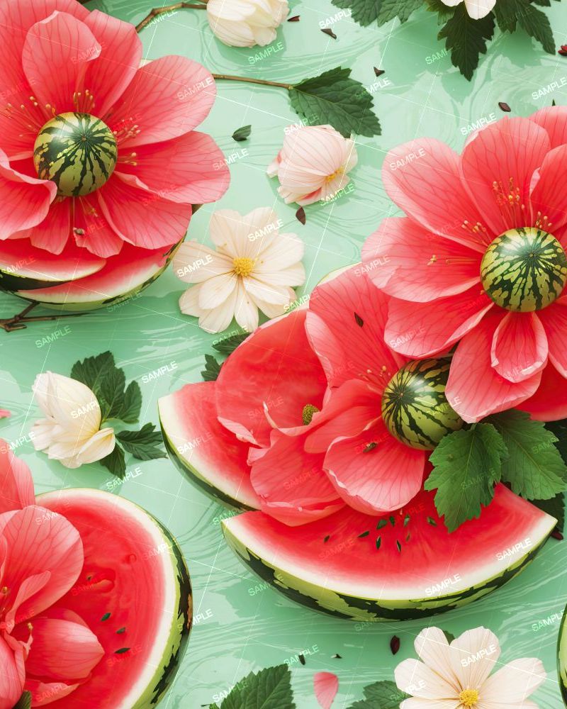 Watermelon Flowers 43