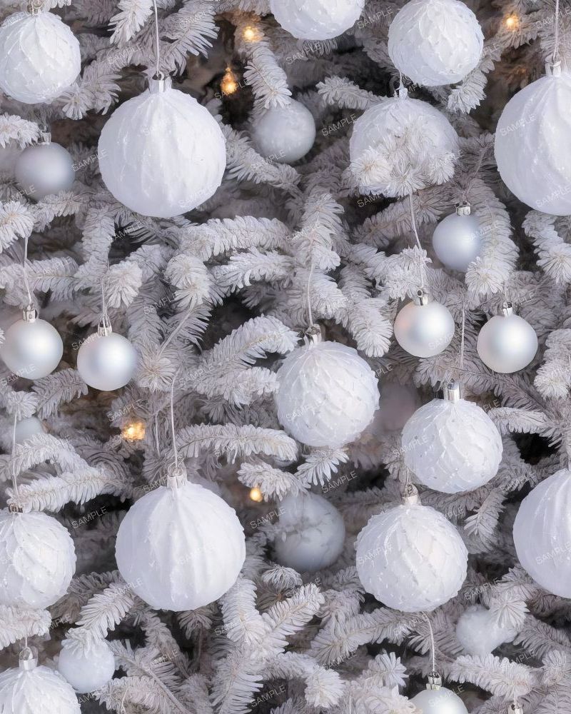 White Christmas Tree Decorations