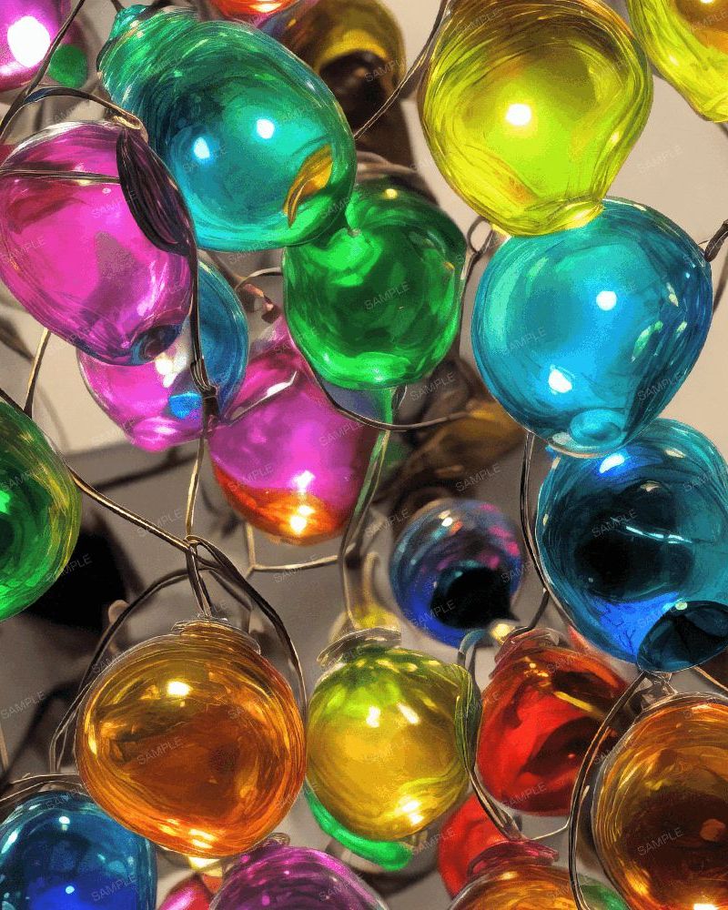 Wire and Blown Glass Abstract