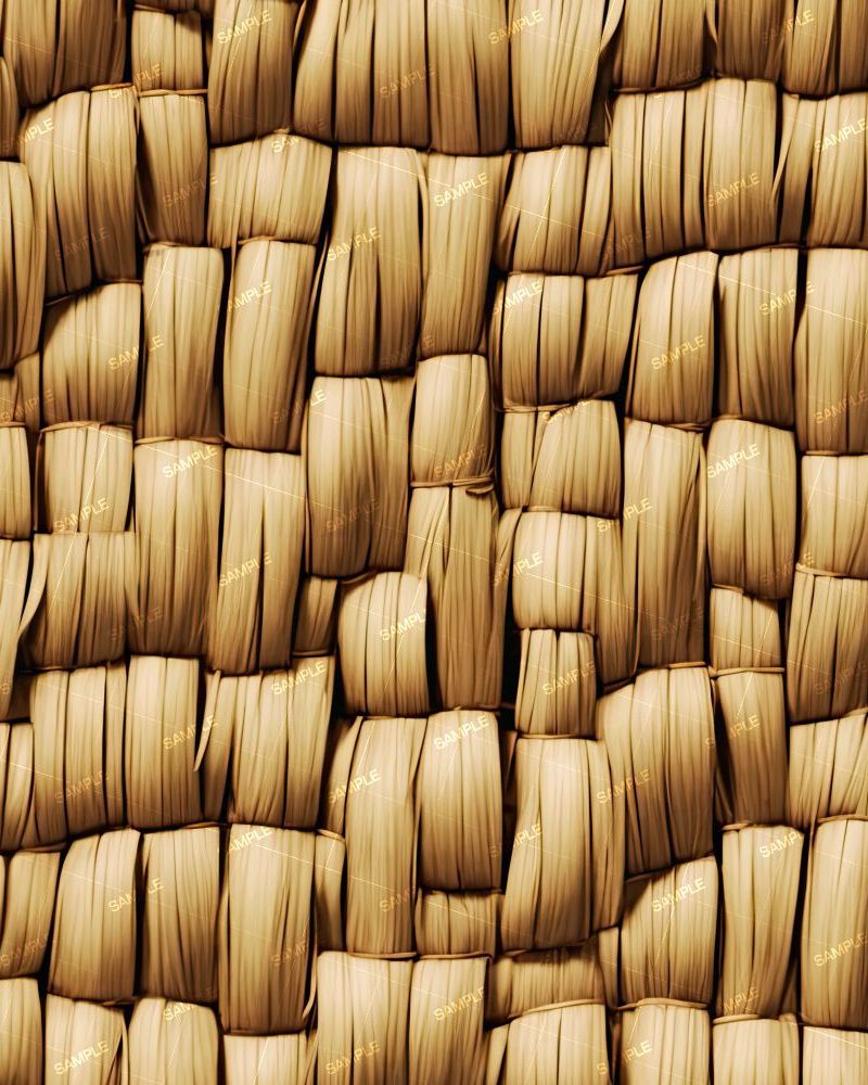 Woven Rattan Screen