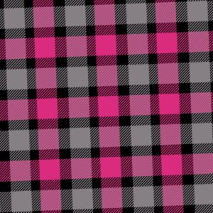 Woven Tartan Gingham Pink Gray Black