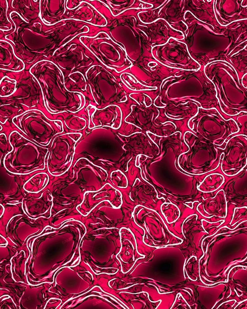 Magenta Neon Squiggles