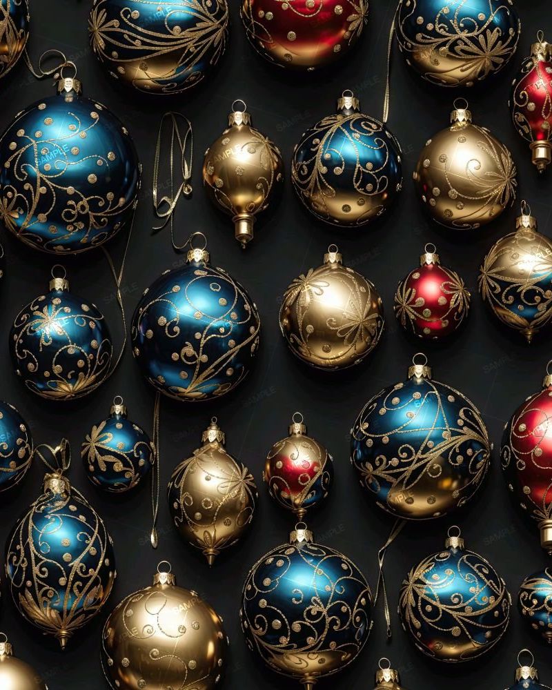 Victorian Christmas Tree Ornaments