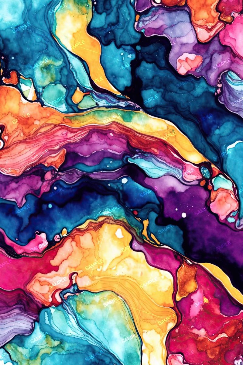 Alcohol Ink Abstract 42