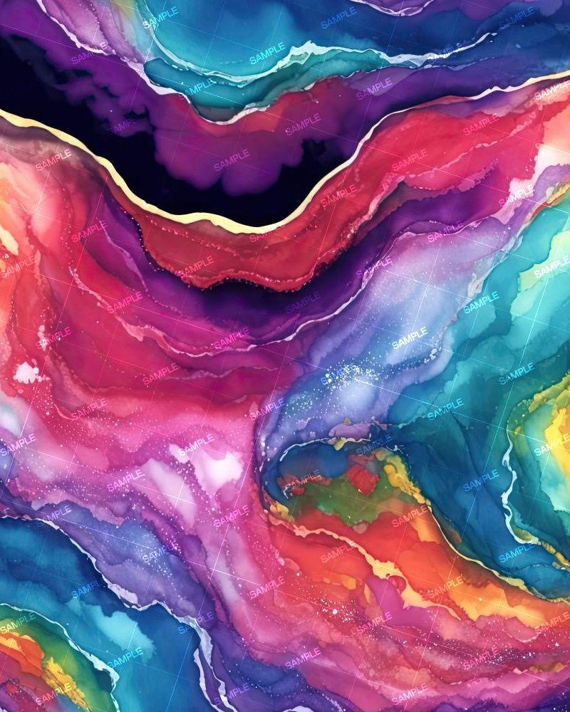 Alcohol Ink Abstract 43