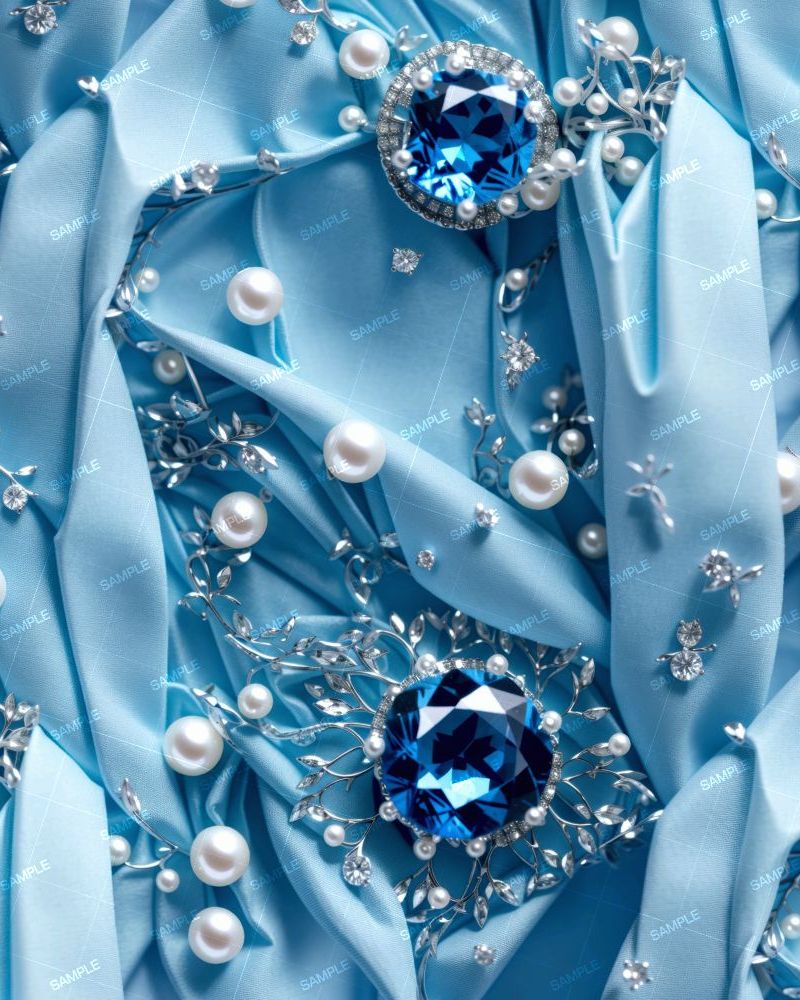 Azure Diamonds and Pearls