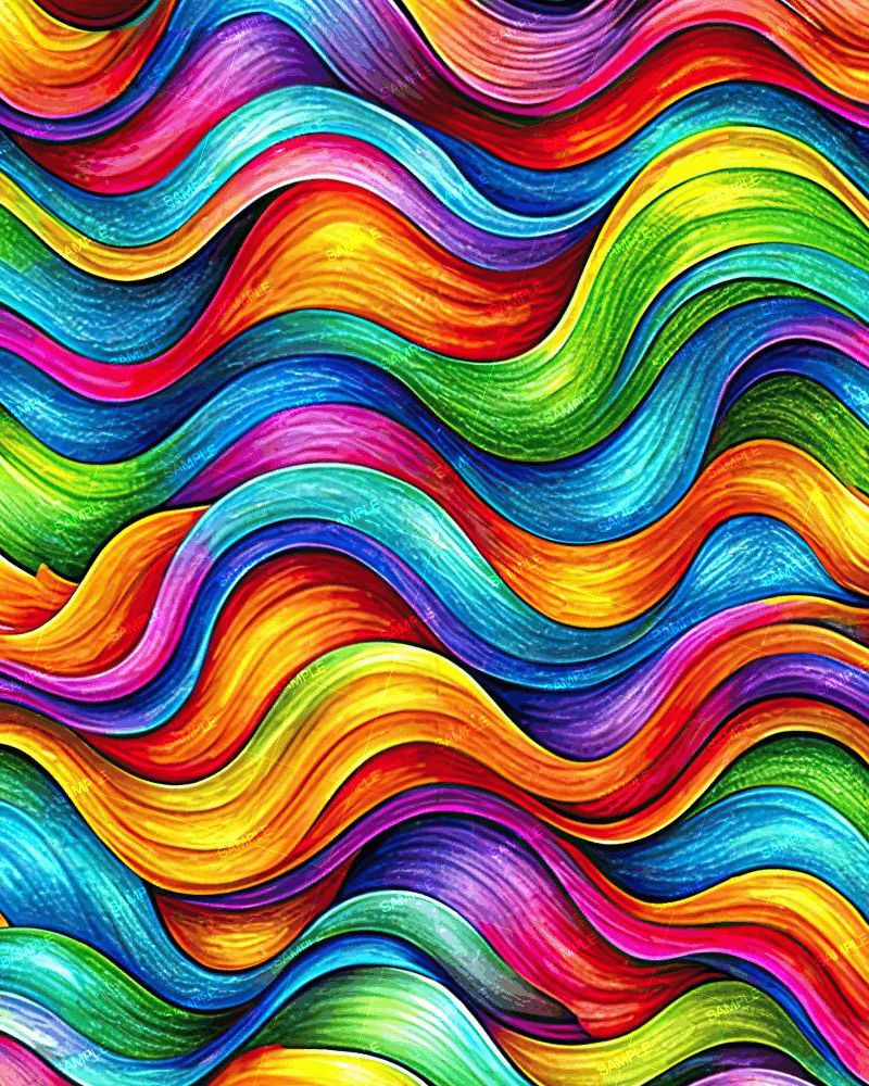 Colored Pencil Waves 44