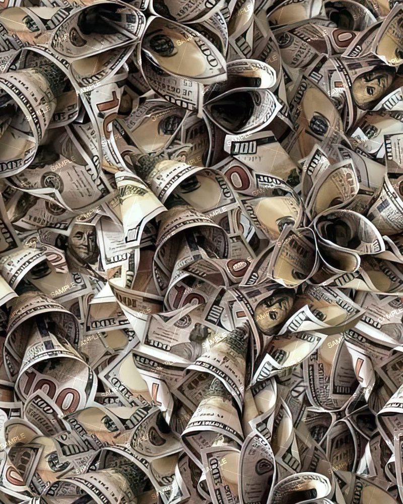 Crumpled US Dollars